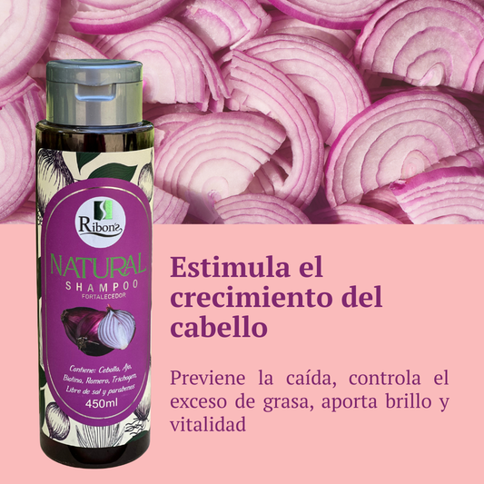 Shampoo Anticaída de Cebolla – 450ml