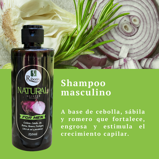 Shampoo Anticaída de Cebolla – Hombre - 250ml