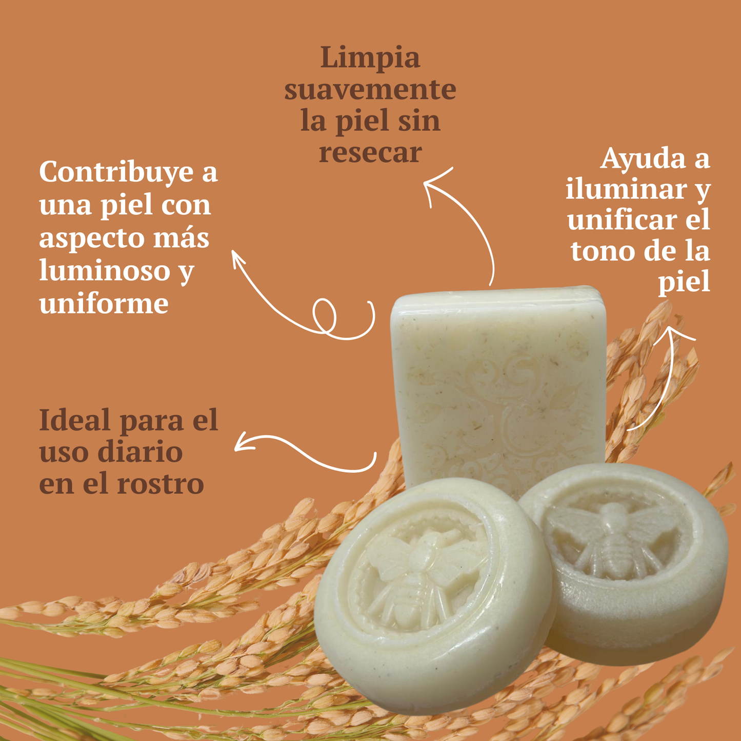 Jabon Facial de Arroz