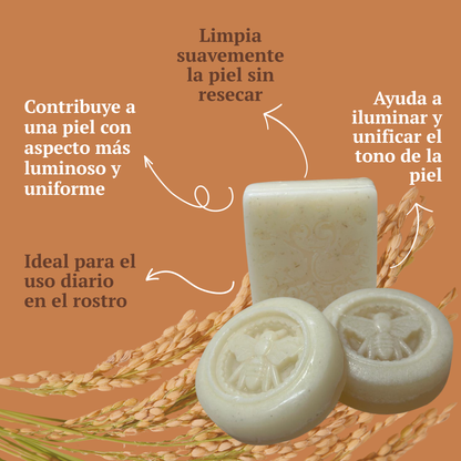 Jabon Facial de Arroz