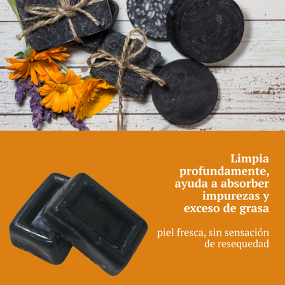 Jabon Facial de Carbon Activado