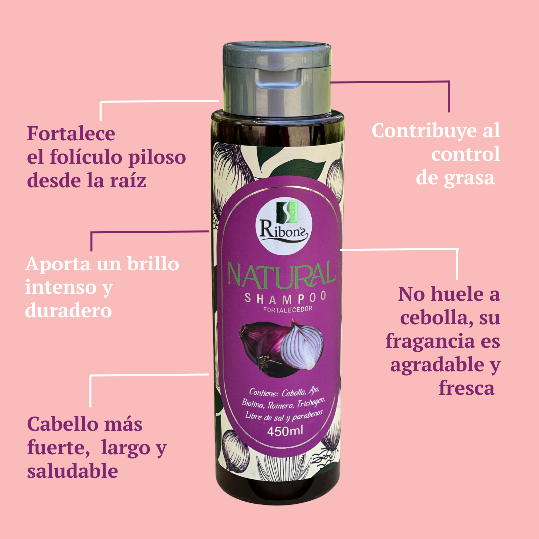Shampoo Anticaída de Cebolla – 450ml