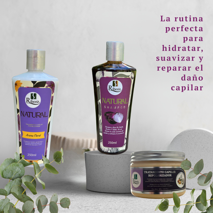 Kit Anticaída, Suavidad y Reparación - 250ml