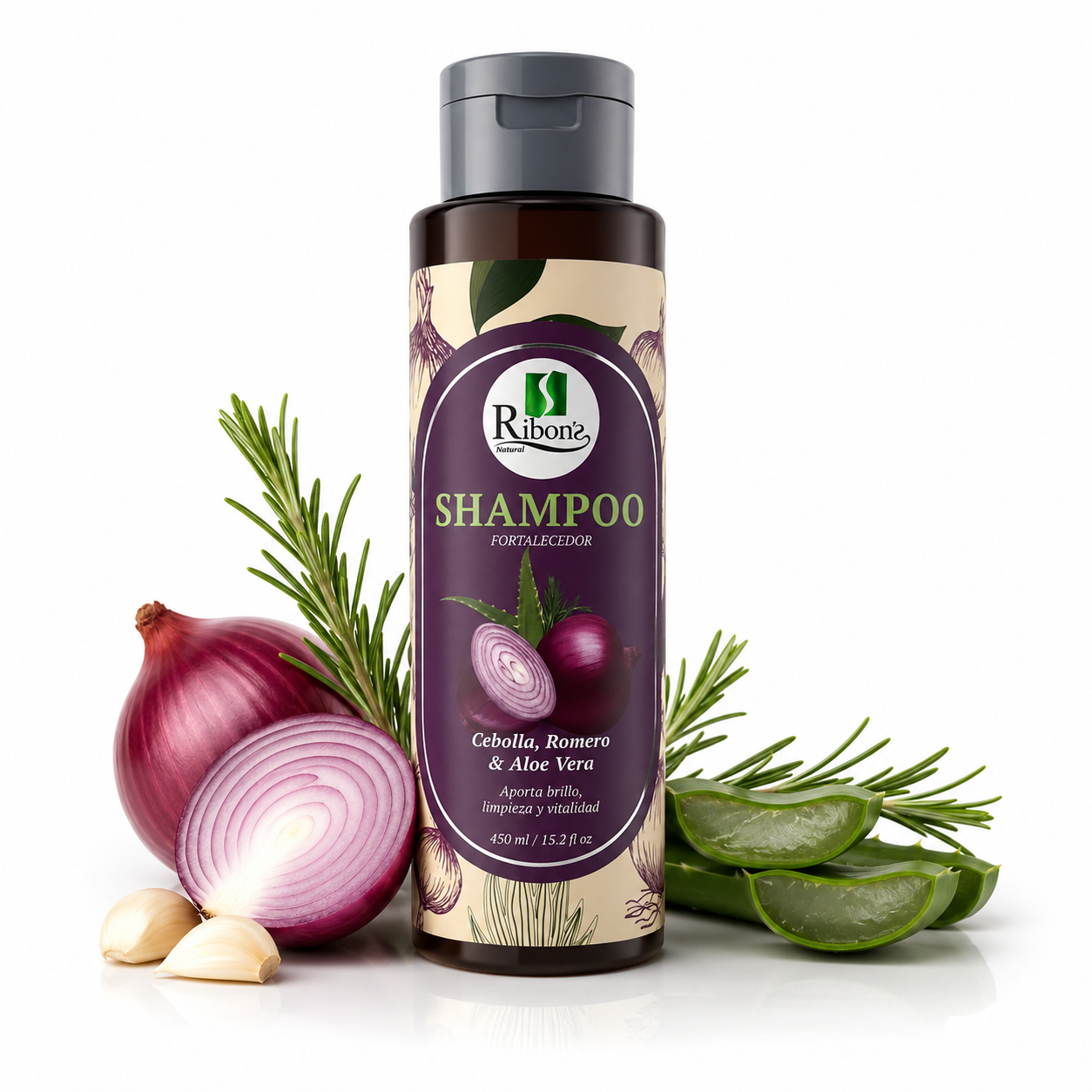 Shampoo control caída de Cebolla – 450ml
