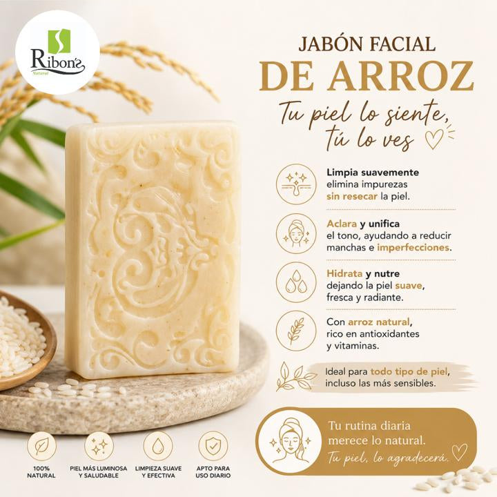 Jabon Facial de Arroz